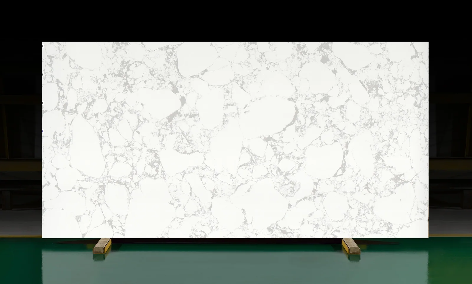 White slab with branching veins